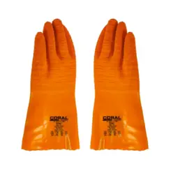 Luva Coral Térmica em Algodão com Banho Látex Danny - G