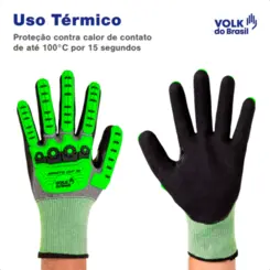 Luva Impacto Cut R2 Volk - G