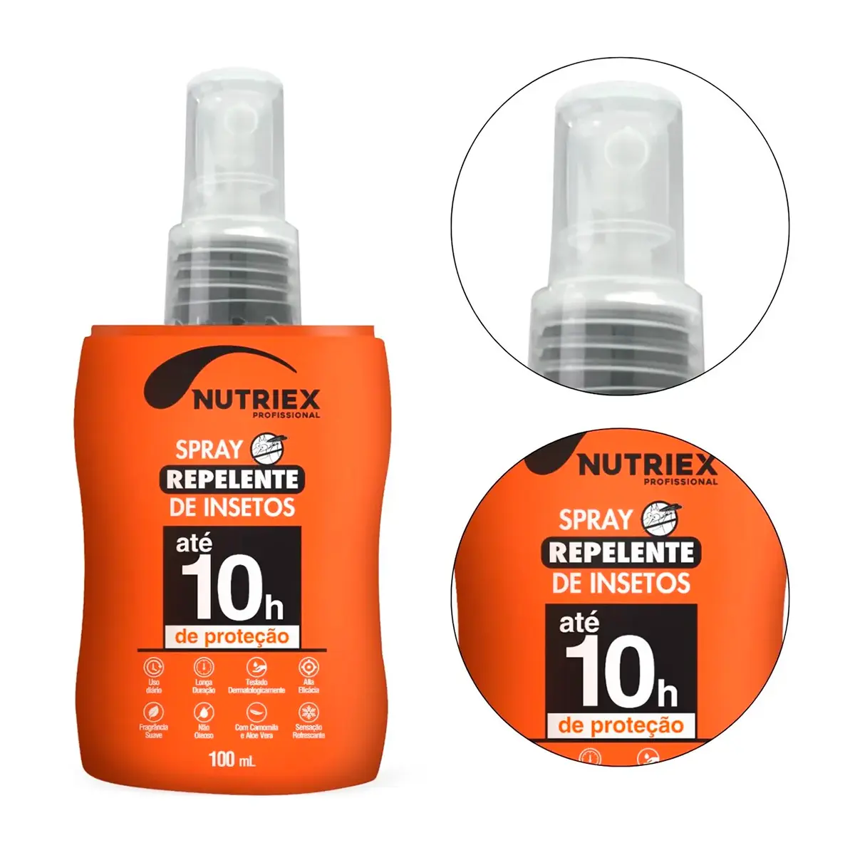 Repelente de Insetos até 10 horas Nutriex Spray 100ml