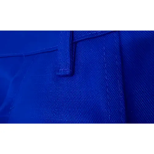Calça Eletricista NR10 Azul Royal com Refletivo Laranja Maicol
