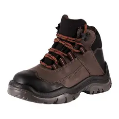 Bota de Amarrar HCA Fujiwara em couro Pampa Marrom com Bico PVC