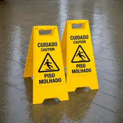 Cavalete de Sinalização Piso Molhado Plastcor