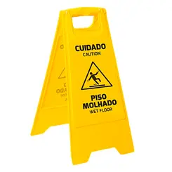 Cavalete de Sinalização Piso Molhado Plastcor
