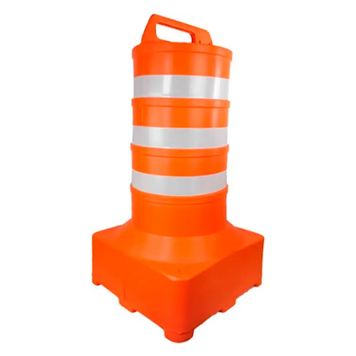 Cone Barril Laranja com Faixa FIT 40X40X1,20 - Plastcor