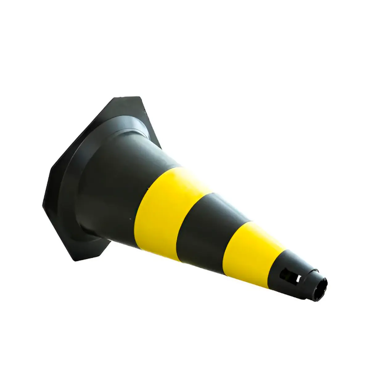 Cone Fit 75 cm Amarelo e Preto Plastcor