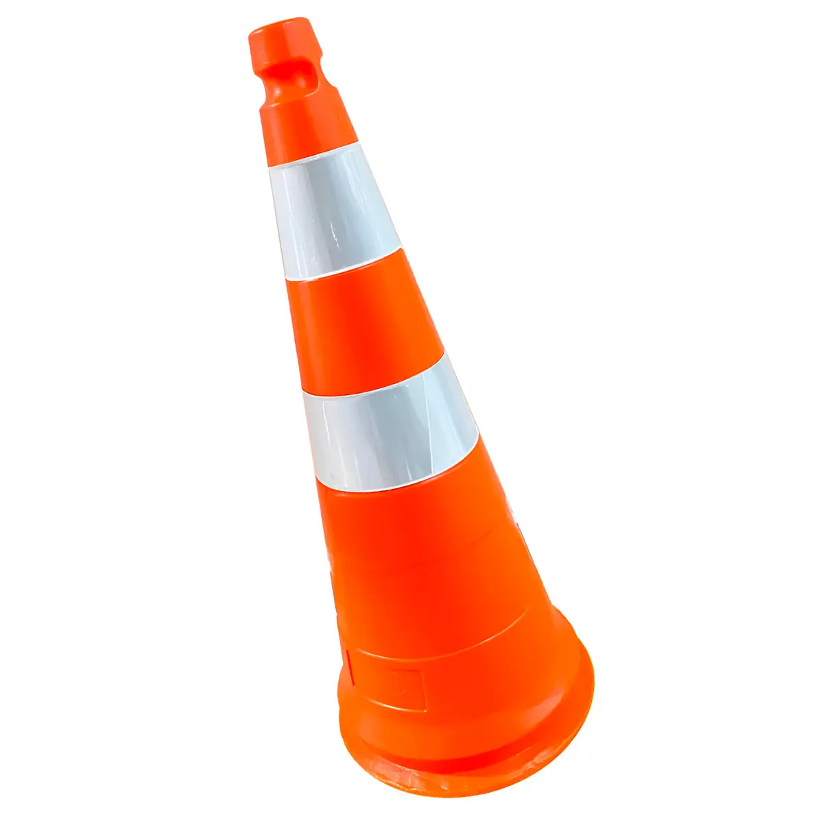 Corpo do Cone de Sinalização com 2 Faixas Refletivas - Plastcor