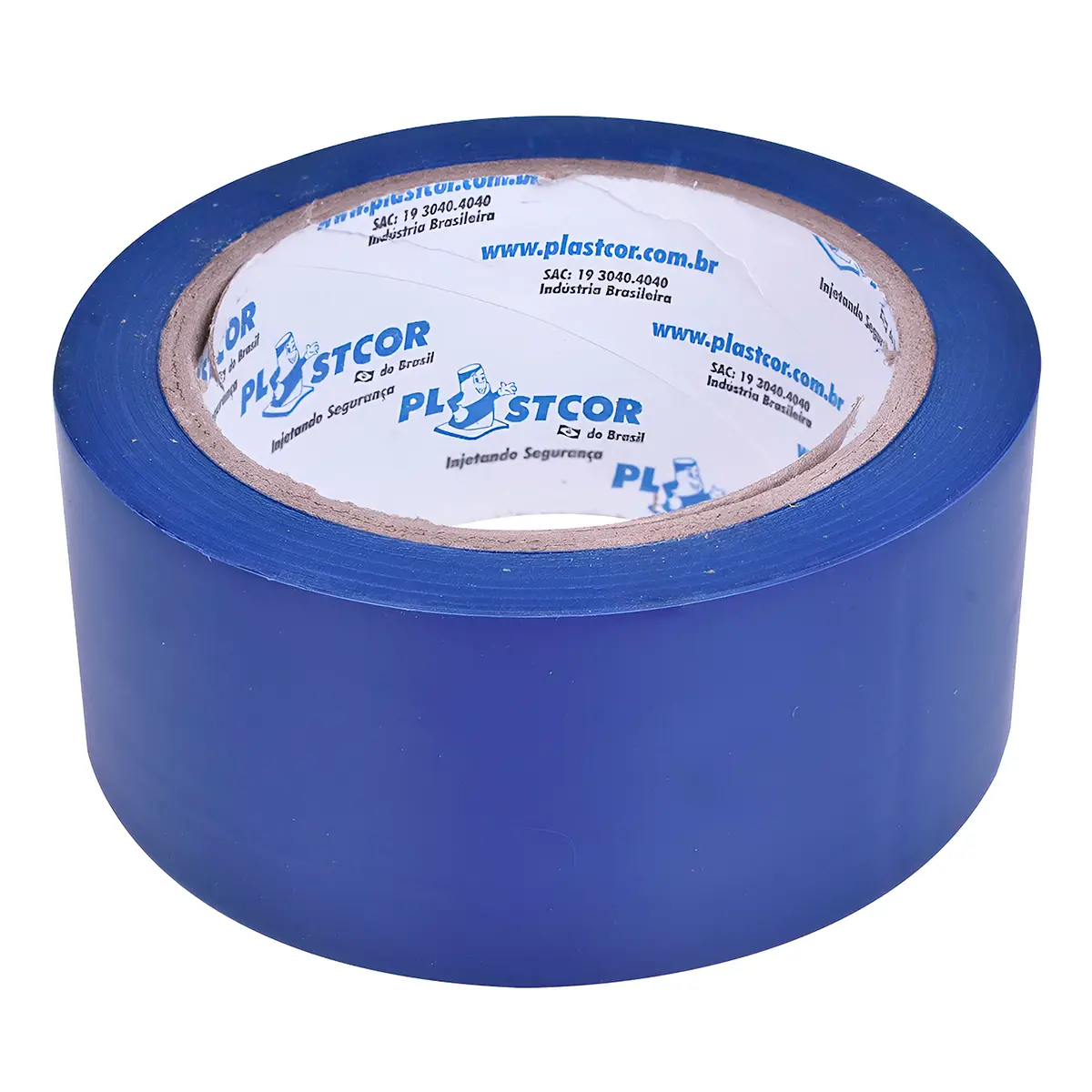 Fita de Demarcação Azul 48MMX30MTS - Plastcor