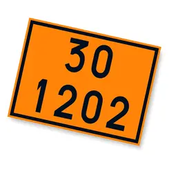 Placa Numerologia 30 X 40 - 30 1202