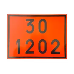 Placa Numerologia 30 X 40 - 30 1202