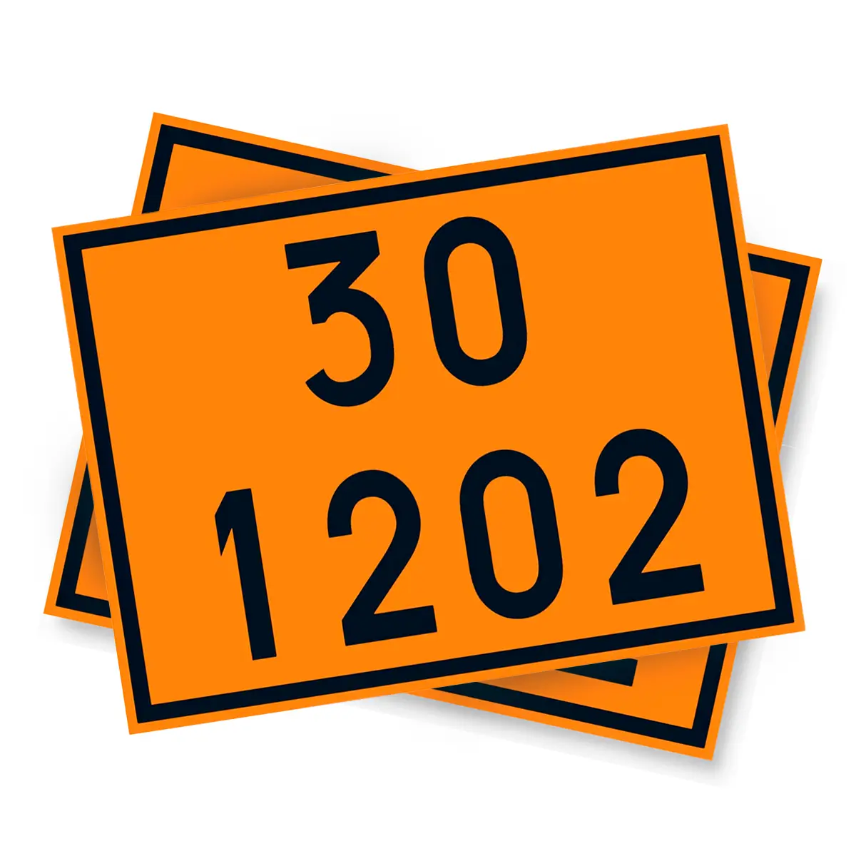 Placa Numerologia 30 X 40 - 30 1202