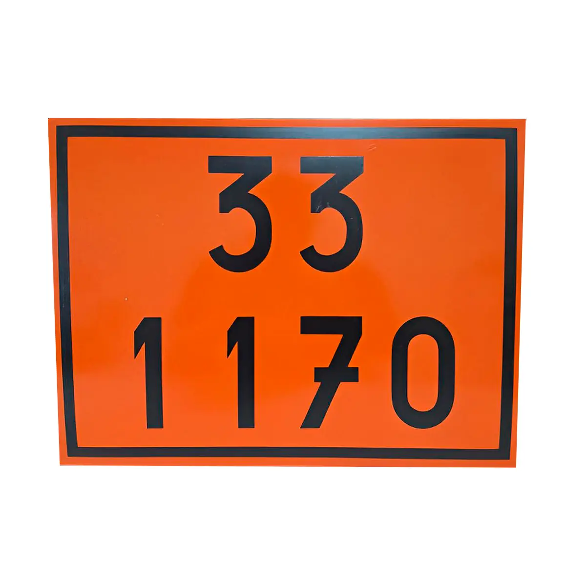 Placa de Sinalização para Caminhão Combustível 33 1170