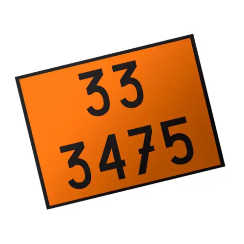 Placa de Sinalização para Caminhão Combustível  33 3475