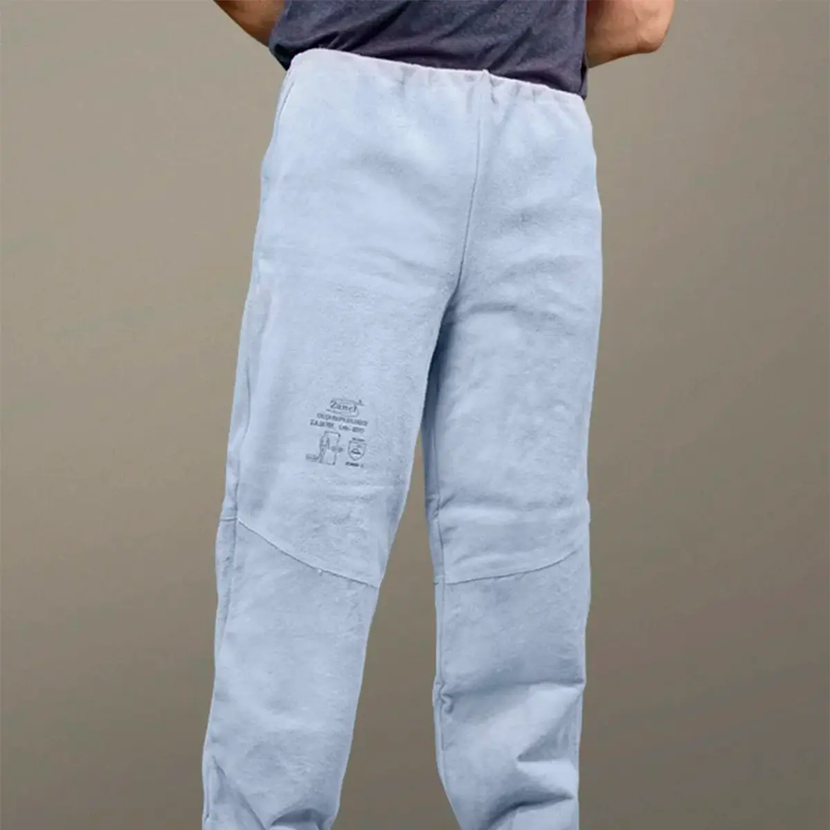 Calça de Raspa com Cordão para Soldador Tamanho G - Zanel