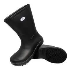 Bota de EVA Cano Longo Soft Work BB86 Preto com Bico Composite