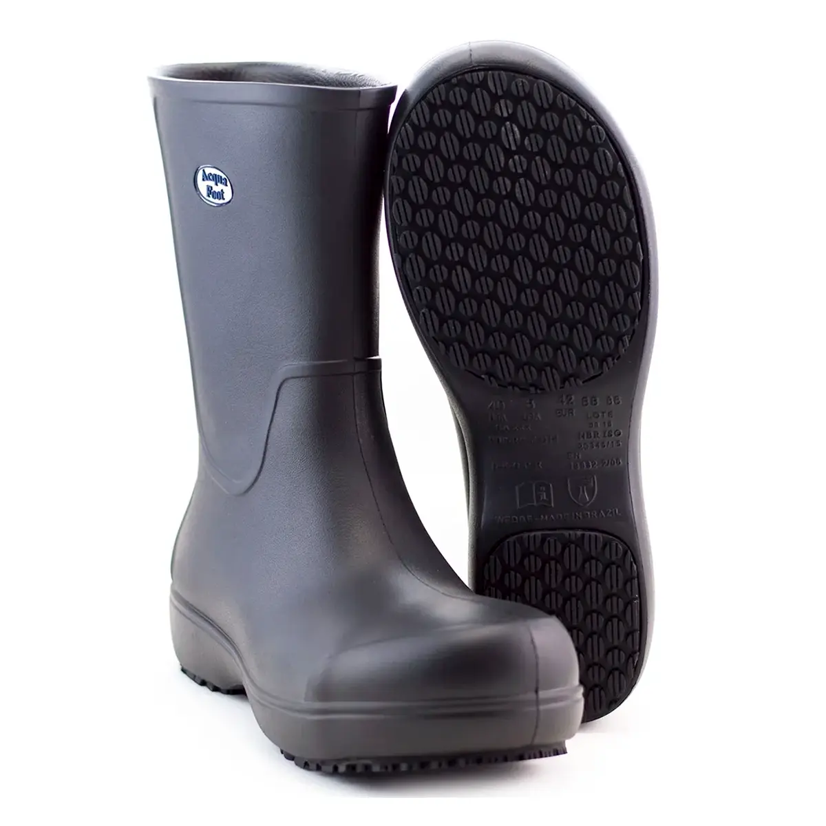 Bota de EVA Cano Longo Soft Work BB86 Preto com Bico Composite