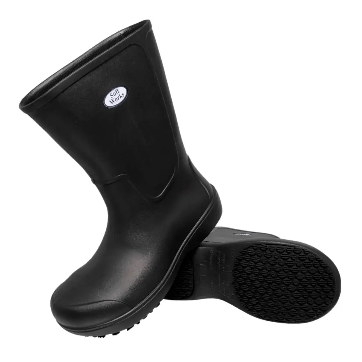 Bota de EVA Cano Longo Soft Work BB86 Preto com Bico Composite