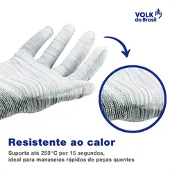 Luva Eco Hope Tátil Volk - Com 12 Pares
