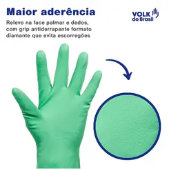 Luva Eco Hope Nitrílica com Forro Volk