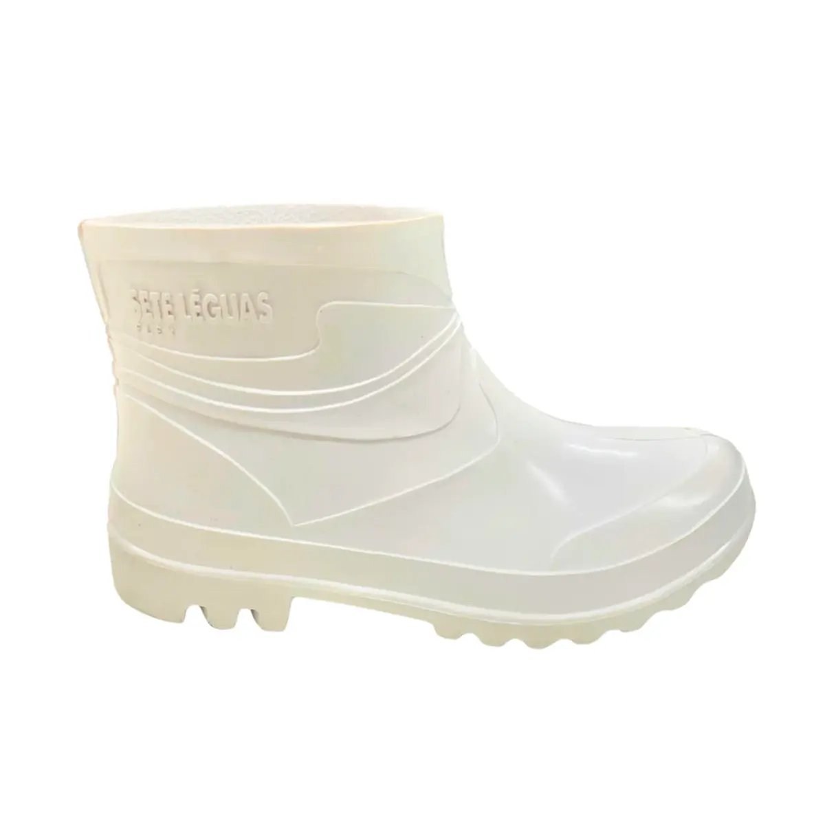 Bota Flex Cano Extra Curto Branca Sete Léguas
