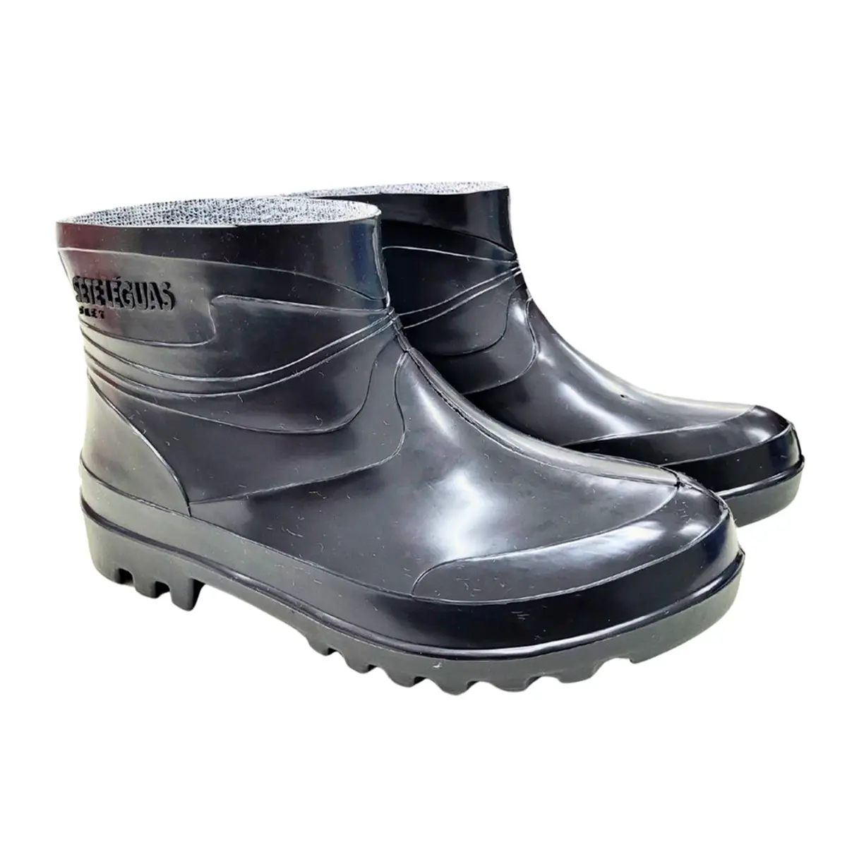 Bota Flex Cano Extra Curto Preta Sete Léguas