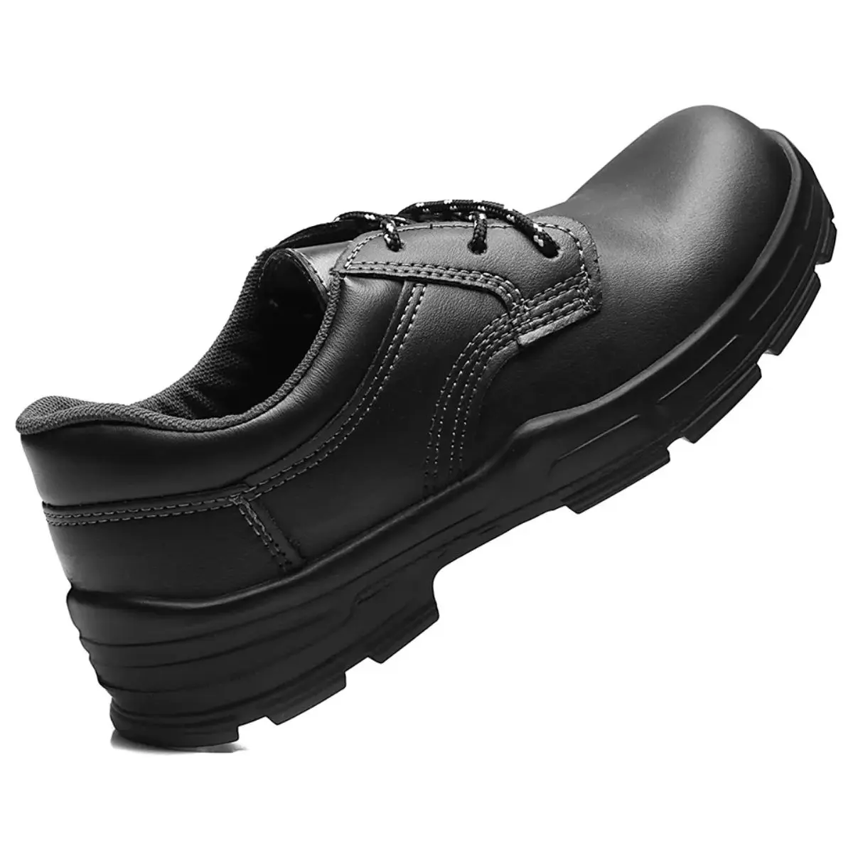 Sapato de segurança amarrar preto 4045BSAS4400 Bracol com bico PVC