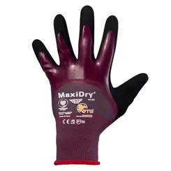 Luva Maxidry Danny Tricotada com Banho Nitrílico Foam