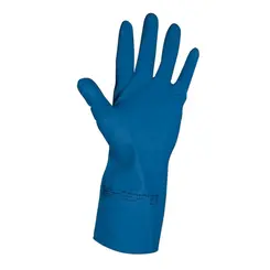 Luva Látex com forro Azul PPM08 - Proteplus