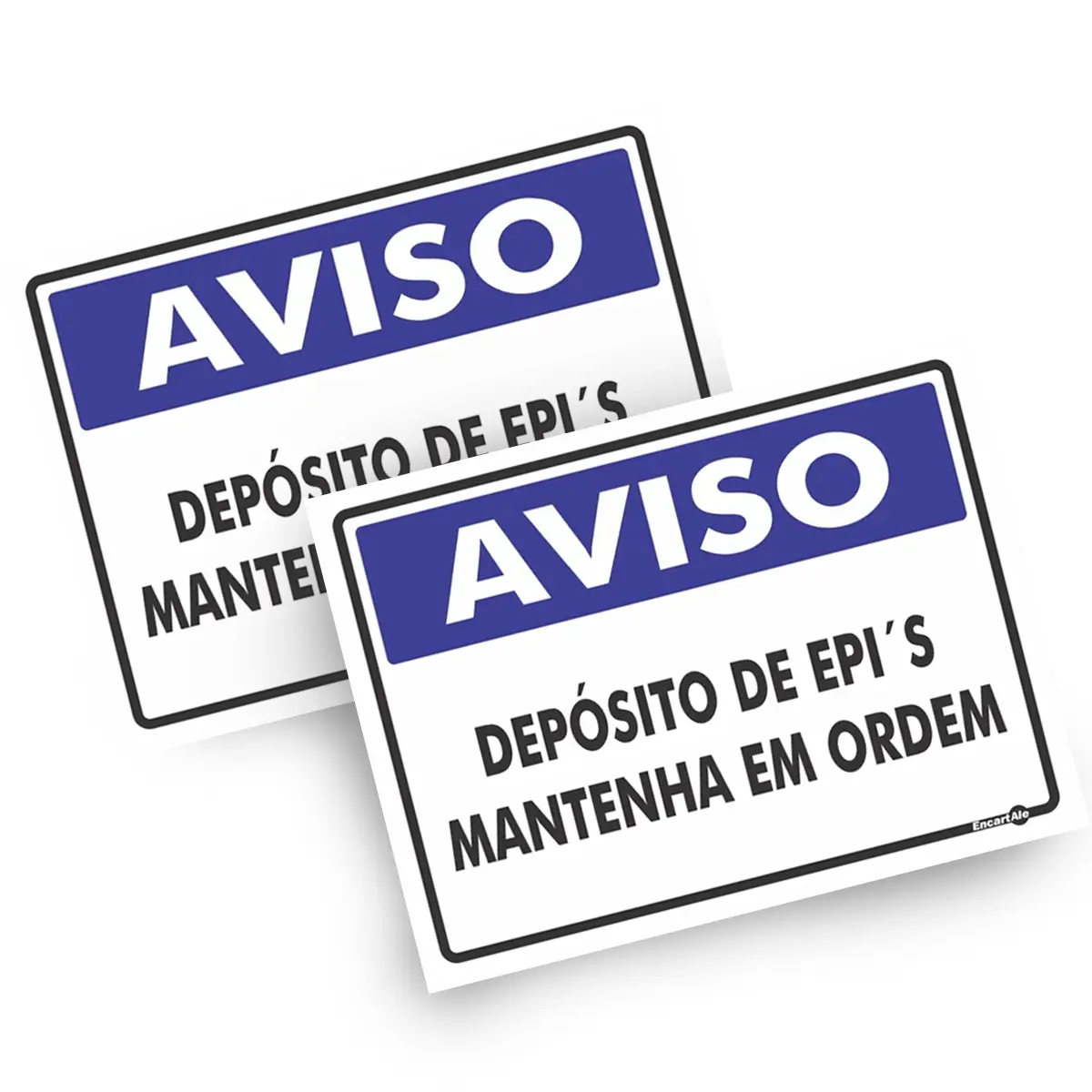Placa Aviso Depósito De Epis Mantenha Em Ordem 20X30cm Encartale