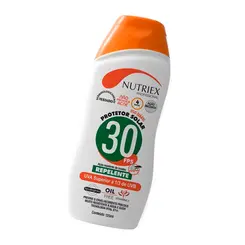 Protetor Solar com Repelente Nutriex Fator 30 Oil Free Bisnaga 120ml