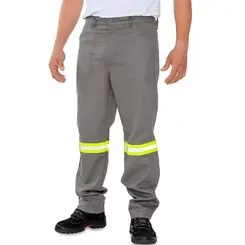 Calça Antichama com Faixa Refletiva Amarela Guardian DX - Arco Fire NR10 - G