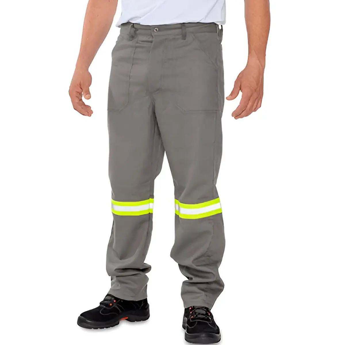 Calça Antichama com Faixa Refletiva Amarela Guardian DX - Arco Fire NR10 - G