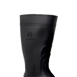 Bota de PVC Tech Master Preta e Vermelha Bico de Aço Sete Léguas
