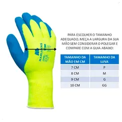 Luva Térmica -35°c Tricotada Flextherm com Banho Latéx Marluvas