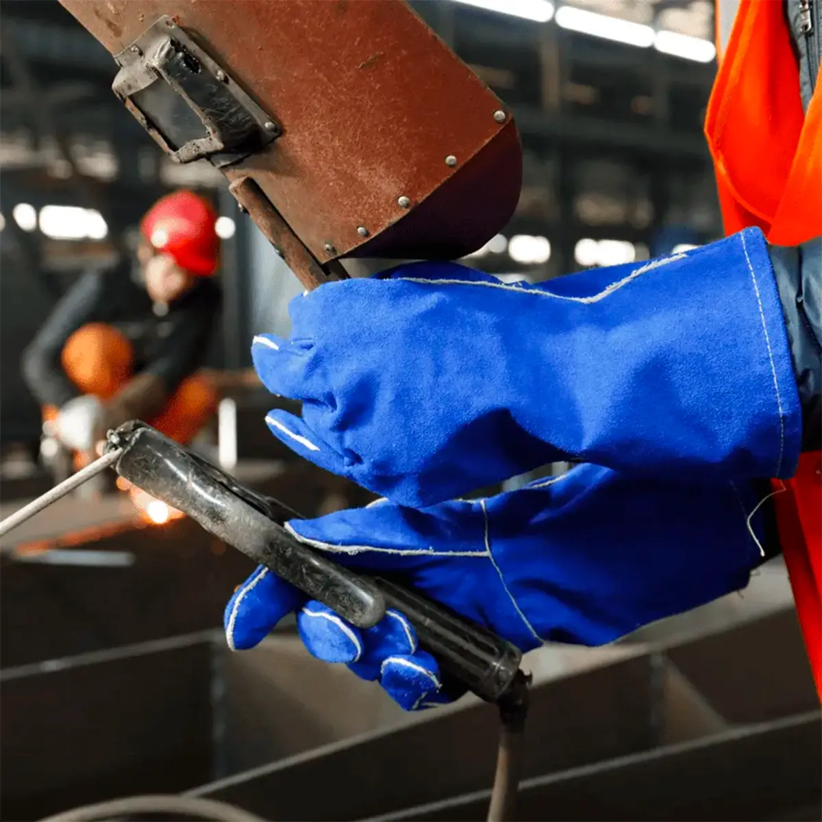 Luva de Couro para Soldador Weld 4501 Alta temperatura Marluvas