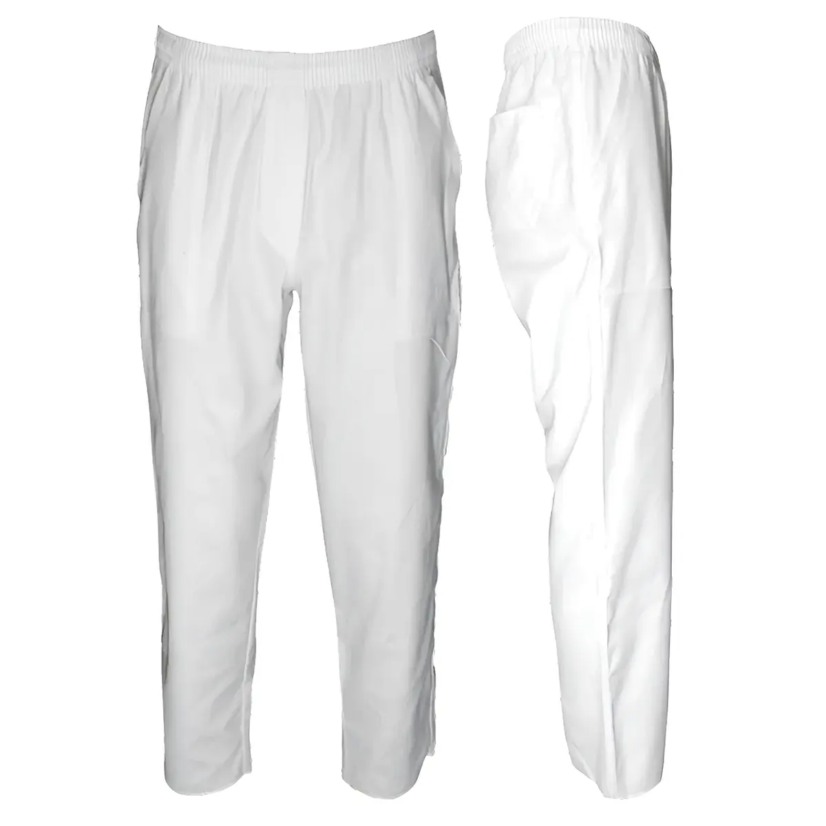 Calça Elastico Branca C/ 2 Bolsos Traseiros RR UNIFORMES