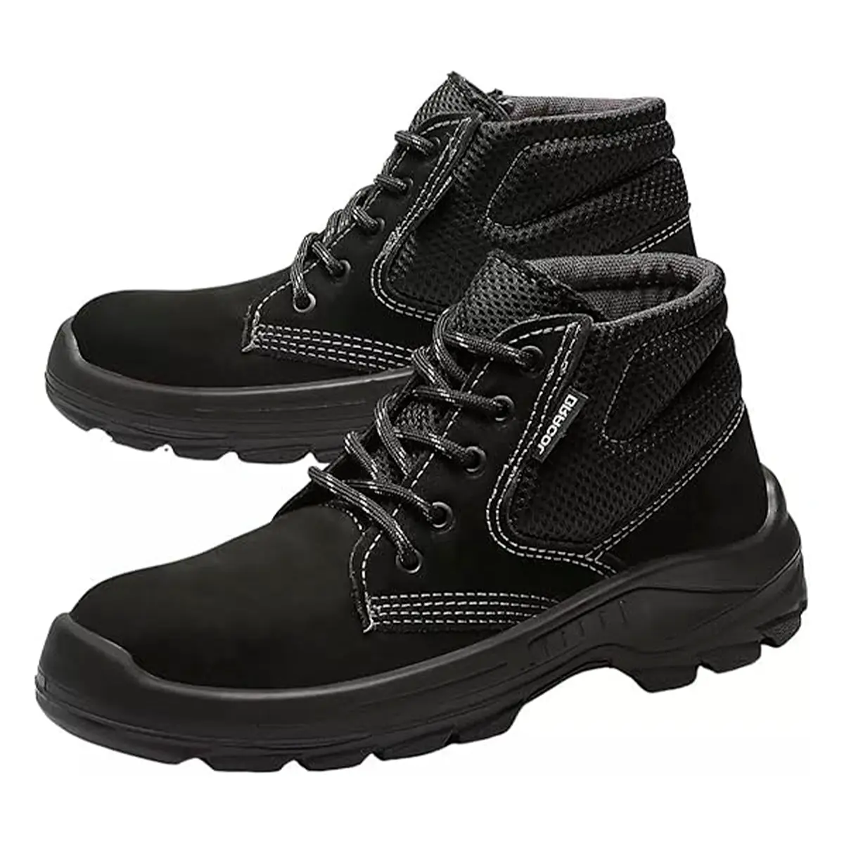 Botina New Prime Marluvas de Amarrar Nobuck Preta 50B26CBBP