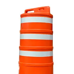 Cone Barril Laranja com Faixa - FIT 40X40X1,20