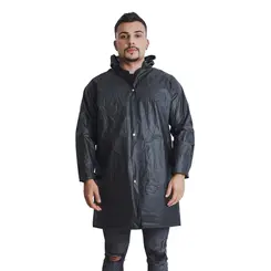 Capa de Chuva 0,32 PVC Preta Maicol