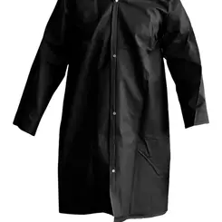 Capa de Chuva 0,32 PVC Preta Maicol
