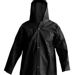 Capa de Chuva 0,32 PVC Preta Maicol