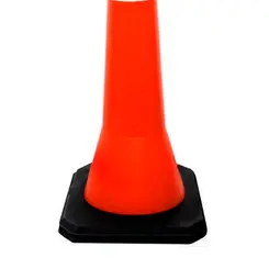 Cone Balizador Pirulito Laranja com 2 Faixas Refletivas - Plastcor