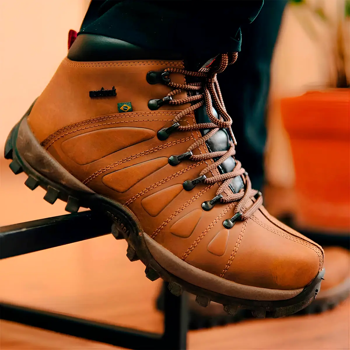 Coturno Uirapuru Oil Brown Mod CA0001 Macboot