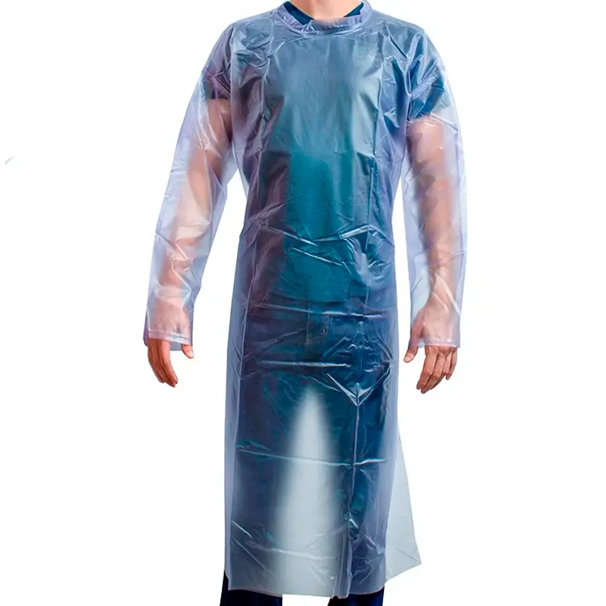 Avental Barbeiro PVC Transparente Laminado - Prevemax