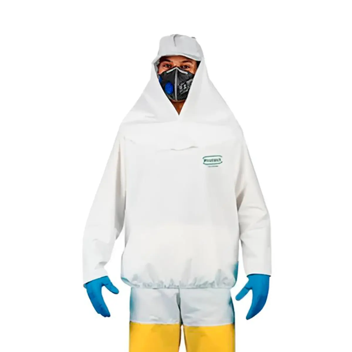 Conjunto Herbicida Agrícola Costal Combate 30 lavagens com Avental Protect