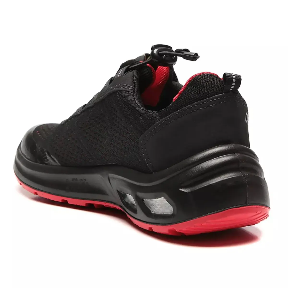 Tênis de Segurança Detroit Eco Preto / Vermelho Bracol