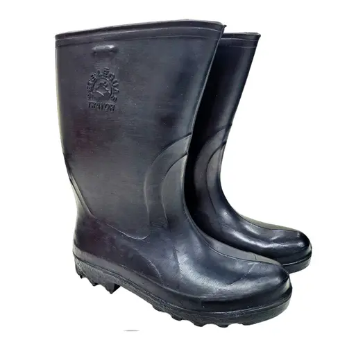 Bota de Borracha Trator Cano Curto Preta Sete Léguas