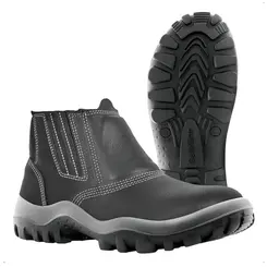 Botina Safetline 4860AC Com Bico de Aço Solado Falcon