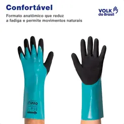 Luva Overpro Chemtech Volk