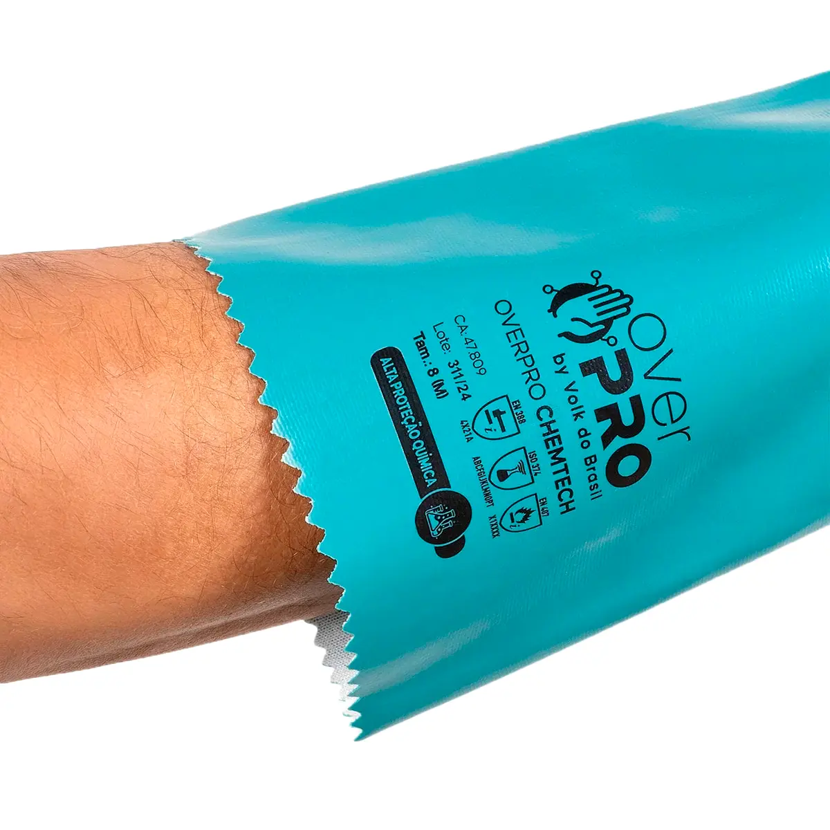 Luva Overpro Chemtech Volk