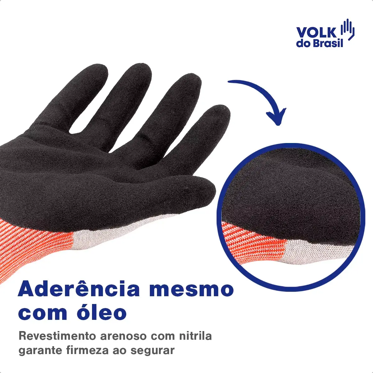 Luva Overpro 18F Tungstenio Volk